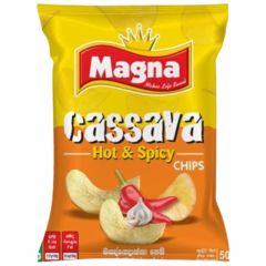 Radiant Magna Cassava Chips Hot & Spicy 50g