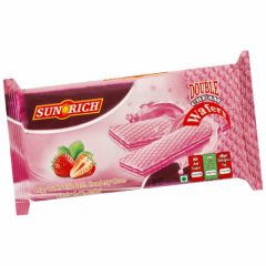 Sun Rich Strawberry Cream Wafers 375g