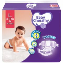 HEMAS BABY CHERAMY DIAPERS LARGE  914KG 36PCS