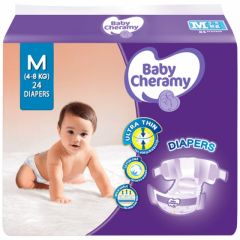 HEMAS BABY CHERAMY BABY DIAPERS MEDIUM 4-8KG 36PCS