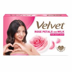 HEMAS VELVET SOAP - ROSE PETALS & MILK 95G