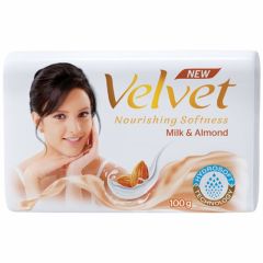 HEMAS VELVET SOAP - MILK & ALMOND 95G