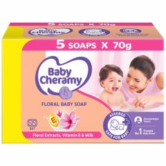 HEMAS BABY CHERAMY SOAP REGULAR ECONOMY PACK 375G