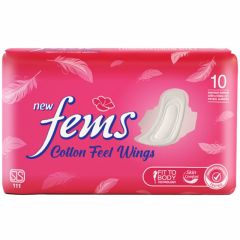 HEMAS FEMS ACTIVE COTTON FEEL WINGS 10