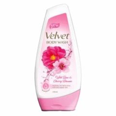 HEMAS VELVET BODY WASH (WILD ROSE & CHERRY BLOSSOM) 250ML