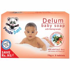 Natures Secrets Panda Baby Delum Soap Pack 75 g *5