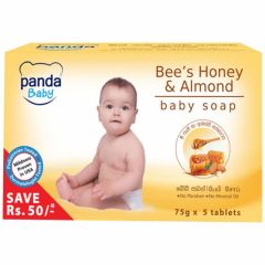 Natures Secrets Panda Baby Bee Honey & Almond Baby Soap 75g*5