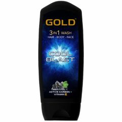 HEMAS GOLD 3 IN 1 HAIR - BODY - FACE COOL BLAST 200ML
