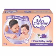 HEMAS BABY CHERAMY FLORAL BABY NIL MANEL - MILK  SOAP 90G